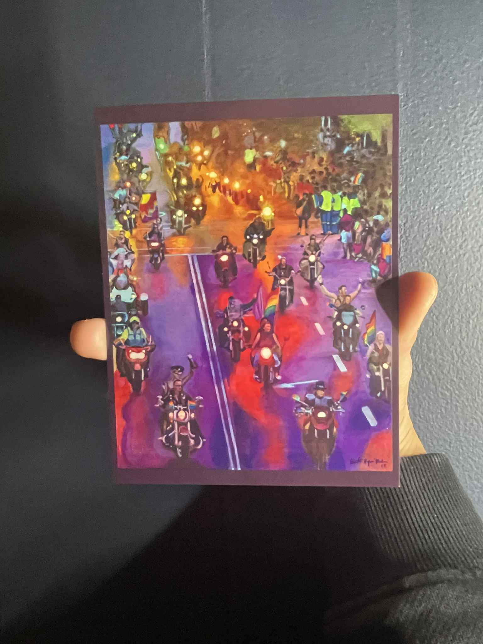 "Headlights" (POST CARD)
